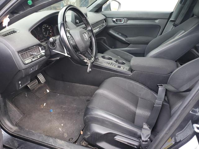2HGFE2F50NH515272 - 2022 HONDA CIVIC SPORT CHARCOAL photo 7