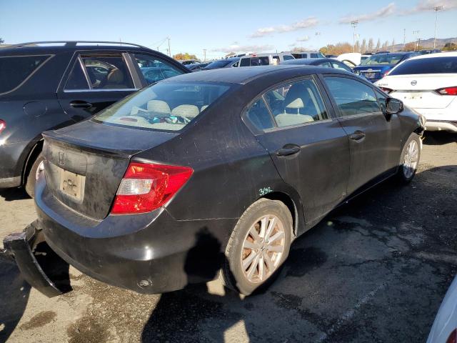 19XFB2F99CE333167 - 2012 HONDA CIVIC EXL შავი ფოტო 3