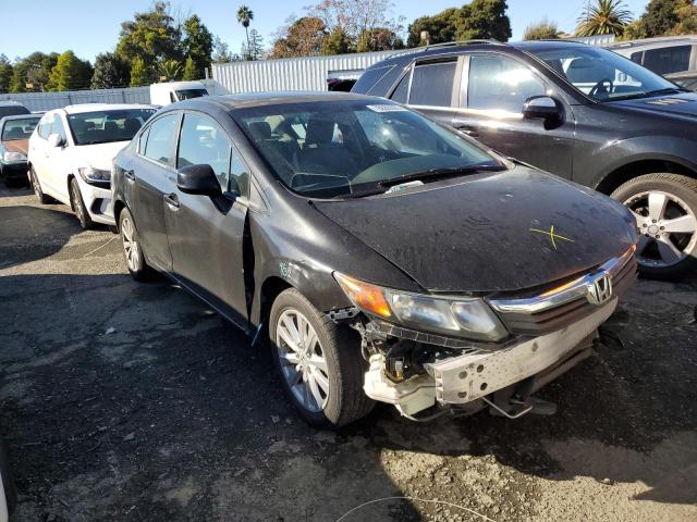 19XFB2F99CE333167 - 2012 HONDA CIVIC EXL შავი ფოტო 4