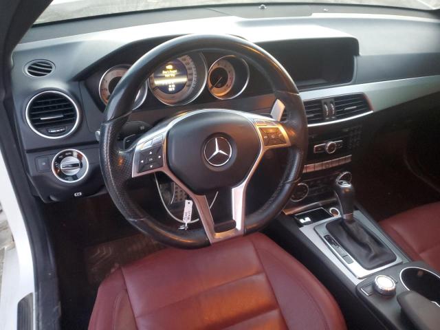 WDDGJ4HB7DG049773 - 2013 MERCEDES-BENZ C 250 WHITE photo 8