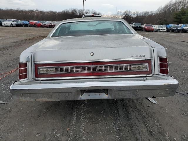 8B64H125896 - 1978 FORD LTD SILVER photo 6