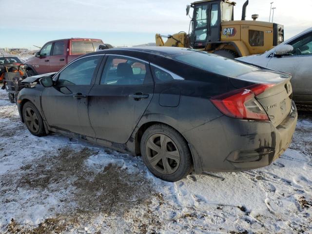 2HGFC2F52GH020385 - 2016 HONDA CIVIC LX BLACK photo 2