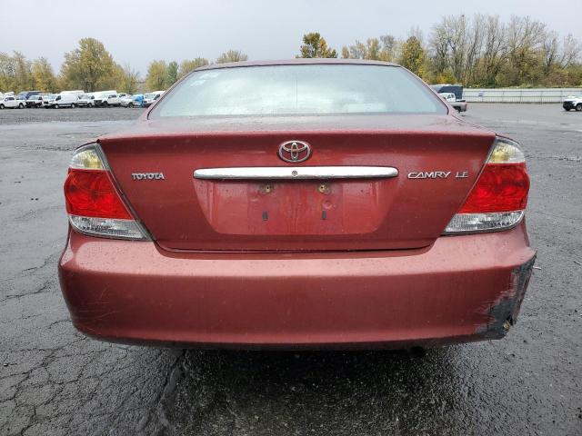 4T1BE32K35U412273 - 2005 TOYOTA CAMRY LE RED photo 6