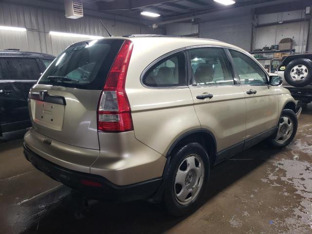 5J6RE383X7L000809 - 2007 HONDA CR-V LX GOLD photo 3