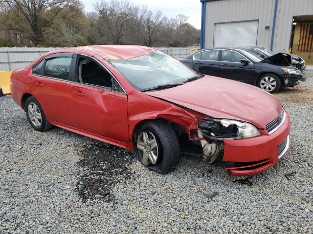 2G1WA5EK7A1102067 - 2010 CHEVROLET IMPALA LS RED photo 4