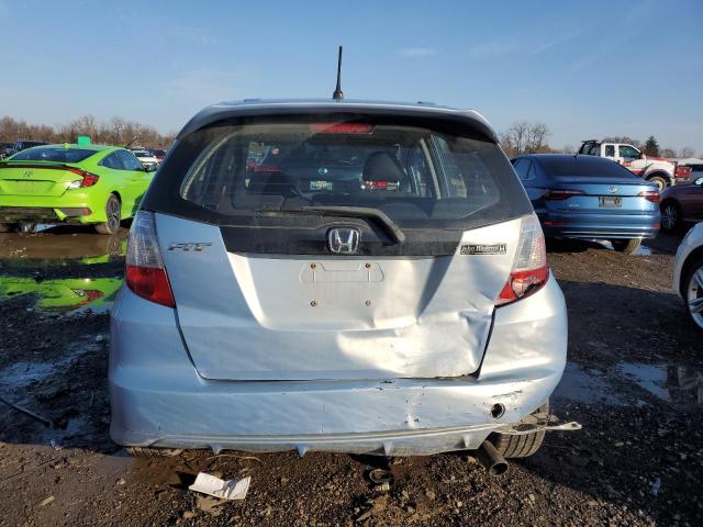 JHMGE8H40AC024707 - 2010 HONDA FIT SPORT BLUE photo 6