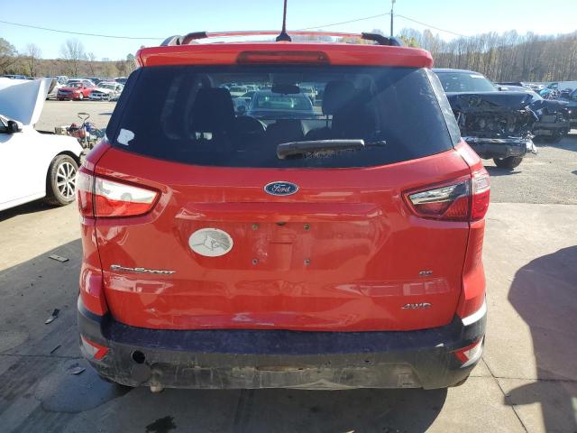 MAJ6P1UL3JC214020 - 2018 FORD ECOSPORT SE წითელი ფოტო 6