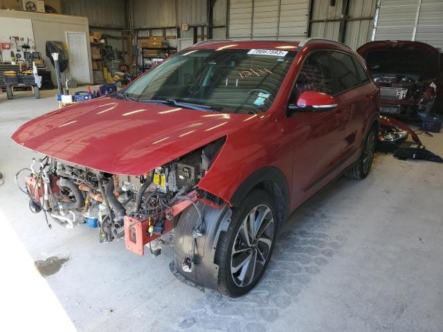 KNDCE3LC4H5050999 - 2017 KIA NIRO EX TOURING RED photo 1