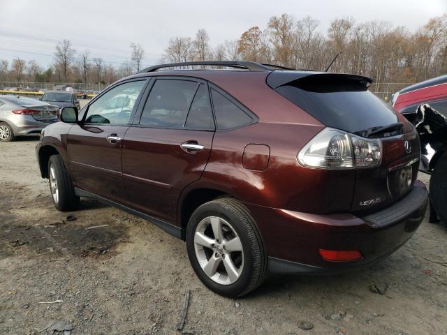 JTJHK31U182034378 - 2008 LEXUS RX 350 BURGUNDY photo 2