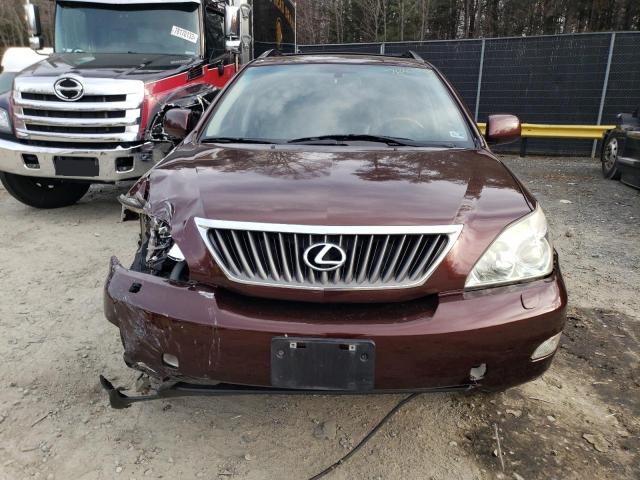 JTJHK31U182034378 - 2008 LEXUS RX 350 BURGUNDY photo 5