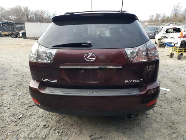 JTJHK31U182034378 - 2008 LEXUS RX 350 BURGUNDY photo 6