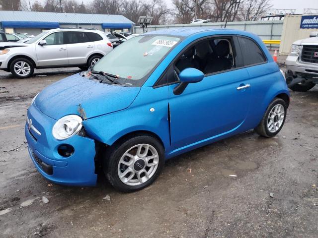 3C3CFFAR4FT625108 - 2015 FIAT 500 POP BLUE photo 1