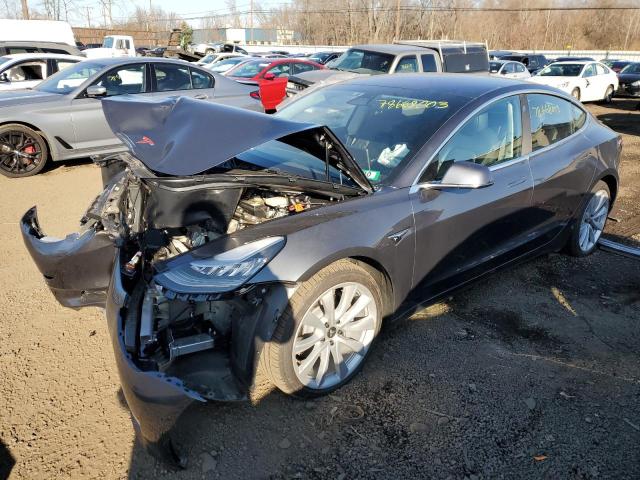 5YJ3E1EB7JF114157 - 2018 TESLA MODEL 3 GRAY photo 1