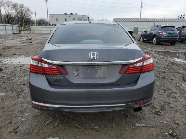 1HGCR2F74GA001418 - 2016 HONDA ACCORD EX GRAY photo 6