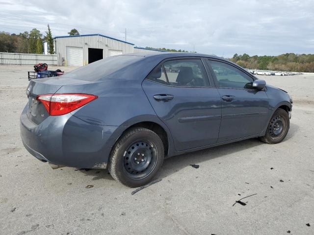 5YFBURHE1FP261959 - 2015 TOYOTA COROLLA L GRAY photo 3