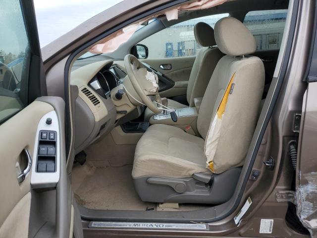 JN8AZ18W69W154459 - 2009 NISSAN MURANO S BROWN photo 7