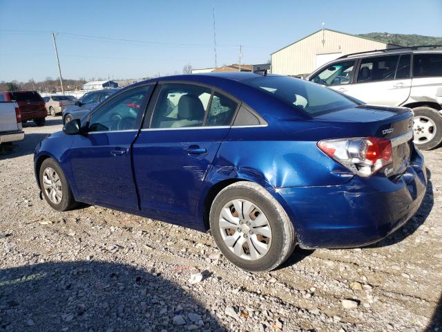 1G1PC5SH3C7221635 - 2012 CHEVROLET CRUZE LS BLUE photo 2