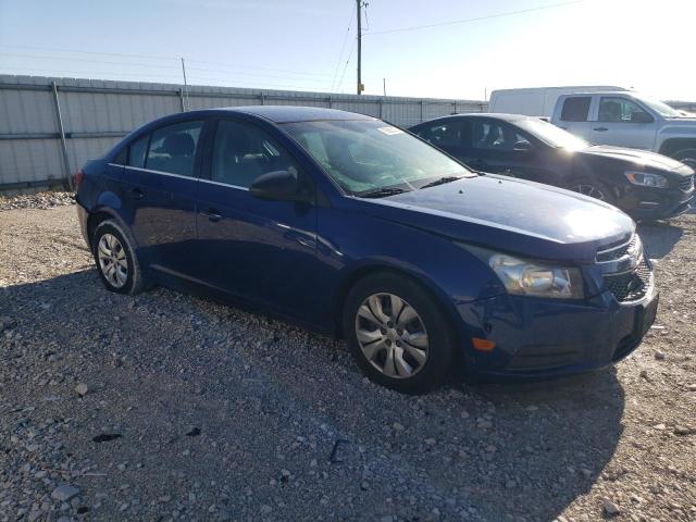 1G1PC5SH3C7221635 - 2012 CHEVROLET CRUZE LS BLUE photo 4