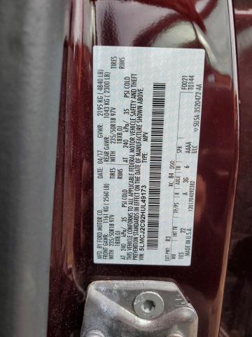 5LMCJ2C92HUL49173 - 2017 LINCOLN MKC SELECT Շագանակագույն լուսանկար 12