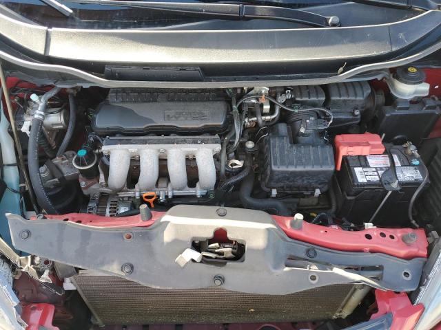 JHMGE8H32CC000953 - 2012 HONDA FIT RED photo 11