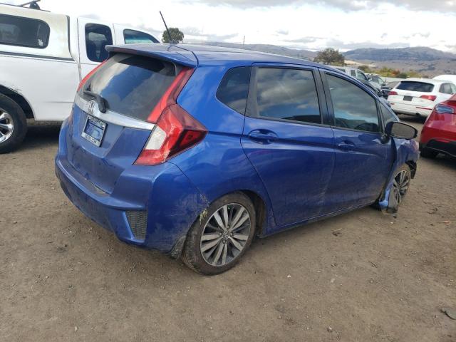 3HGGK5H81FM776032 - 2015 HONDA FIT EX BLUE photo 3