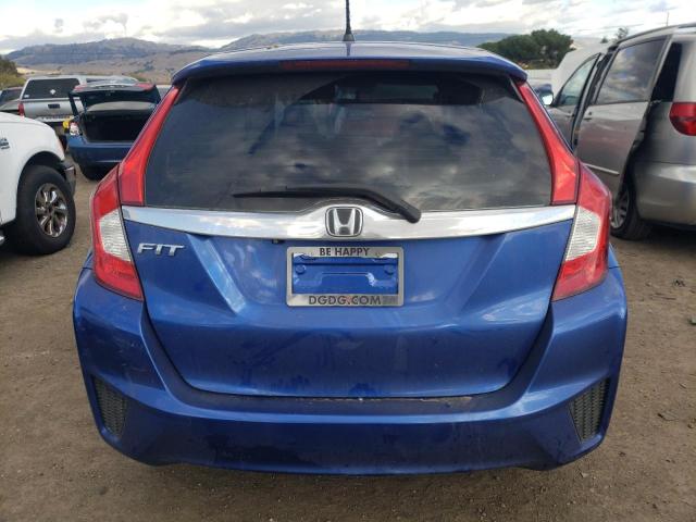 3HGGK5H81FM776032 - 2015 HONDA FIT EX BLUE photo 6