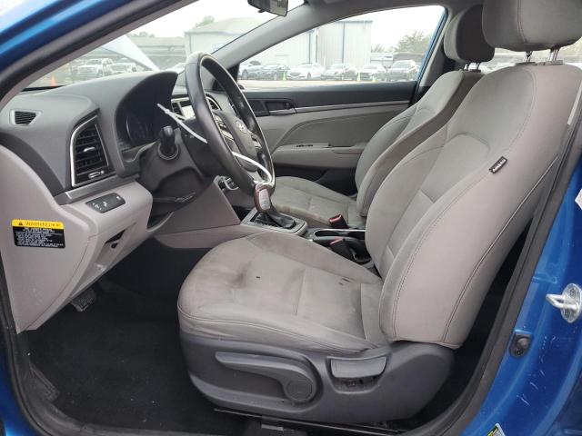 5NPD84LF5HH053986 - 2017 HYUNDAI ELANTRA SE BLUE photo 7