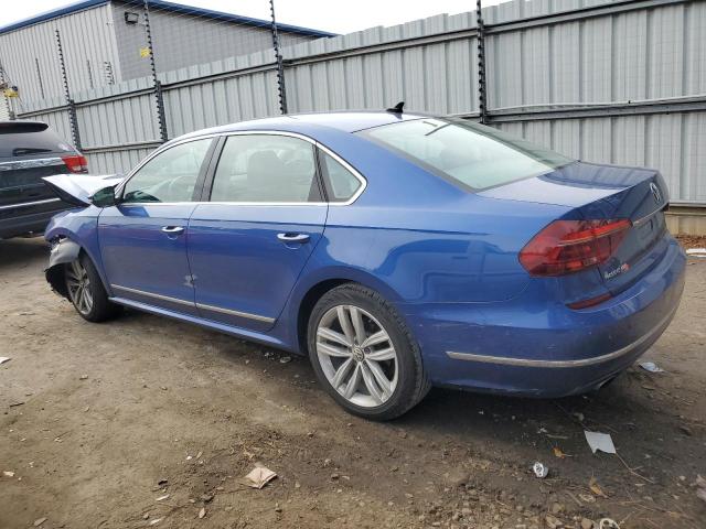 1VWCT7A3XHC021614 - 2017 VOLKSWAGEN PASSAT SEL PREMIUM BLUE photo 2