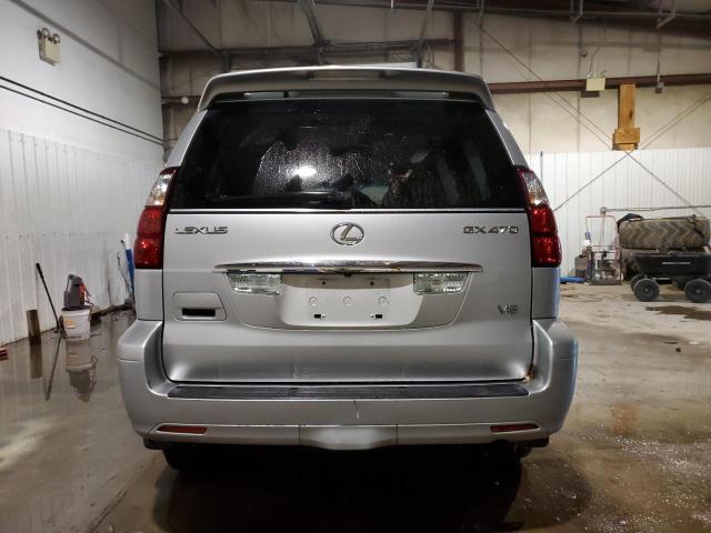 JTJBT20X980151226 - 2008 LEXUS GX 470 SILVER photo 6