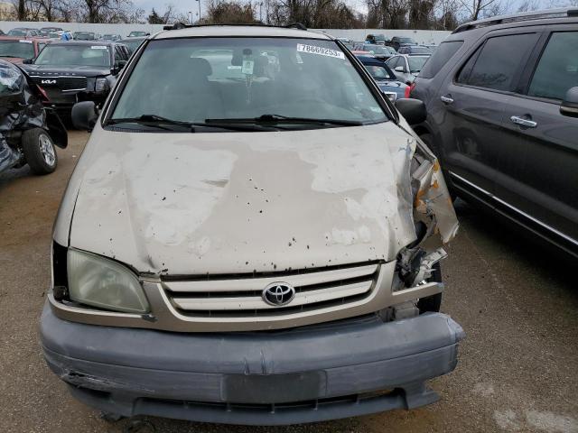 4T3ZF13C22U477674 - 2002 TOYOTA SIENNA LE GRAY photo 5