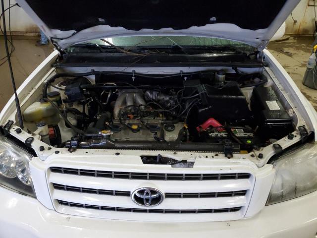 JTEHF21A310023788 - 2001 TOYOTA HIGHLANDER WHITE photo 11