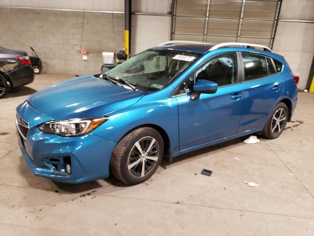 4S3GTAD69K3737791 - 2019 SUBARU IMPREZA PREMIUM BLUE photo 1