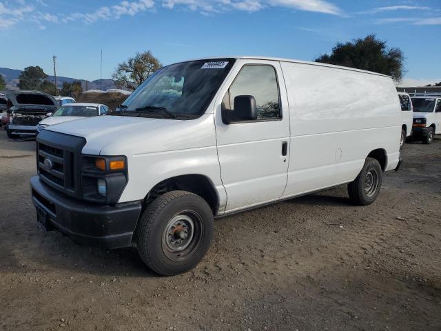 1FTNE1EW2CDA86225 - 2012 FORD ECONOLINE E150 VAN WHITE photo 1