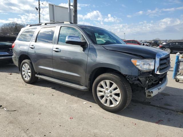 5TDDW5G17HS153463 - 2017 TOYOTA SEQUOIA PLATINUM GRAY photo 4