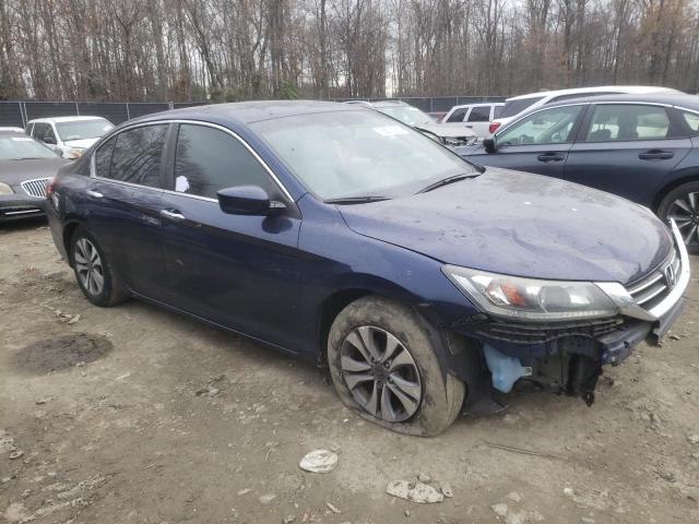 1HGCR2F33FA019937 - 2015 HONDA ACCORD LX BLUE photo 4