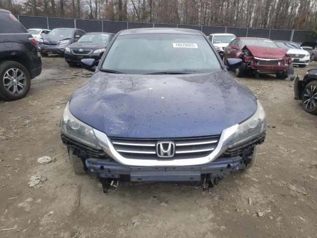 1HGCR2F33FA019937 - 2015 HONDA ACCORD LX BLUE photo 5