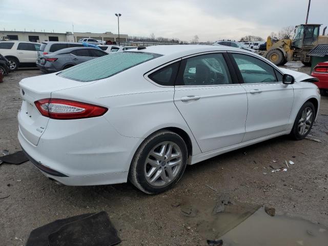 1FA6P0HD1E5395433 - 2014 FORD FUSION SE WHITE photo 3