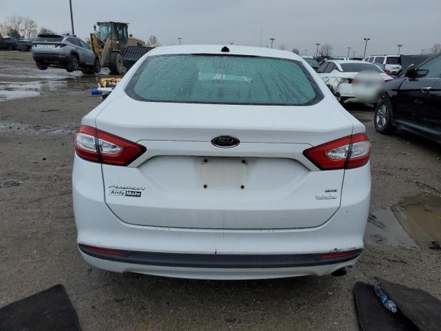 1FA6P0HD1E5395433 - 2014 FORD FUSION SE WHITE photo 6