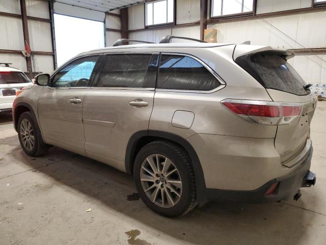 5TDJKRFH0GS234288 - 2016 TOYOTA HIGHLANDER XLE GRAY photo 2