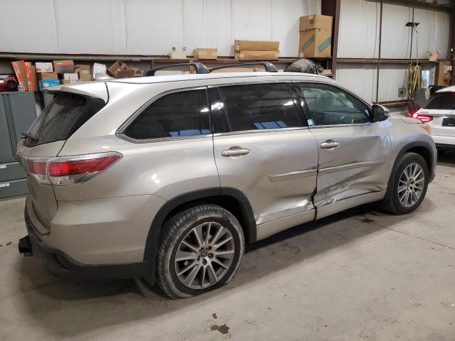 5TDJKRFH0GS234288 - 2016 TOYOTA HIGHLANDER XLE GRAY photo 3