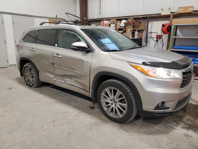 5TDJKRFH0GS234288 - 2016 TOYOTA HIGHLANDER XLE GRAY photo 4