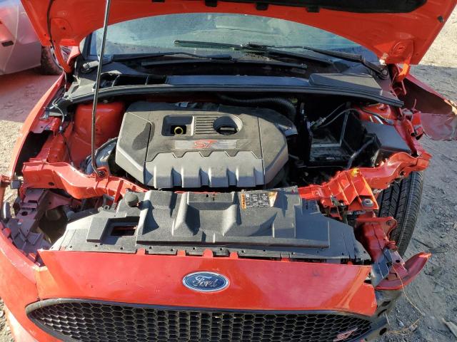 1FADP3L9XHL288957 - 2017 FORD FOCUS ST RED photo 11