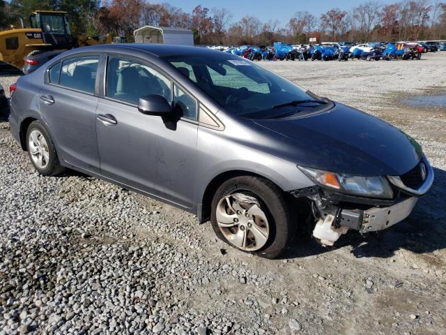 19XFB2F55DE044205 - 2013 HONDA CIVIC LX GRAY photo 4