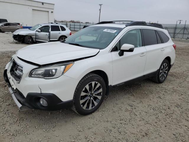 4S4BSANC0H3230350 - 2017 SUBARU OUTBACK 2.5I LIMITED WHITE photo 1