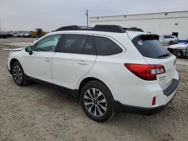 4S4BSANC0H3230350 - 2017 SUBARU OUTBACK 2.5I LIMITED WHITE photo 2