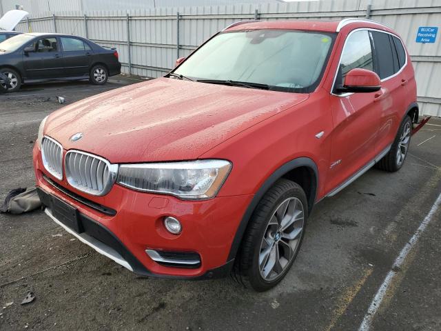 5UXWX9C55F0D47836 - 2015 BMW X3 XDRIVE28I RED photo 1