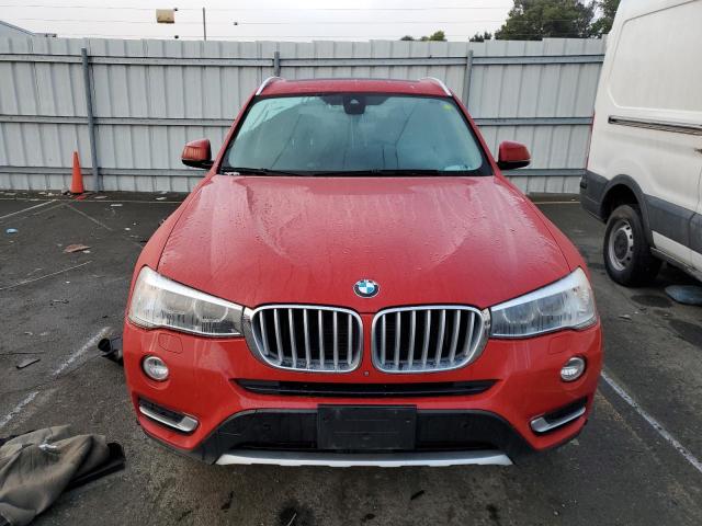 5UXWX9C55F0D47836 - 2015 BMW X3 XDRIVE28I RED photo 5