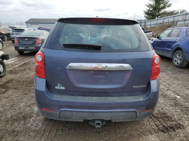 2GNALAEK7E6110416 - 2014 CHEVROLET EQUINOX LS BLUE photo 6