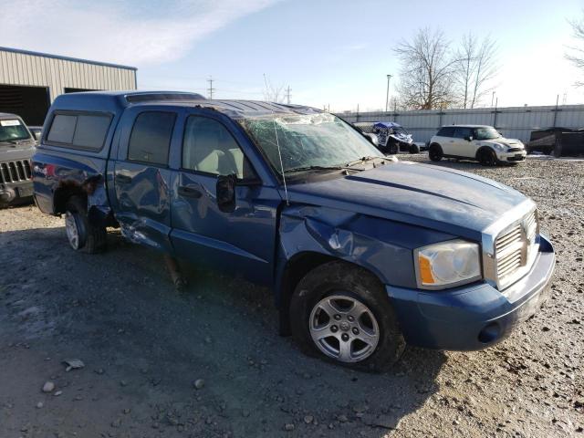 1D7HW48K96S695340 - 2006 DODGE DAKOTA QUAD SLT BLUE photo 4