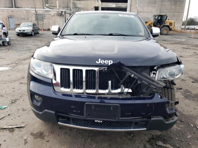 1C4RJFBG0CC179516 - 2012 JEEP GRAND CHER LIMITED BLUE photo 5